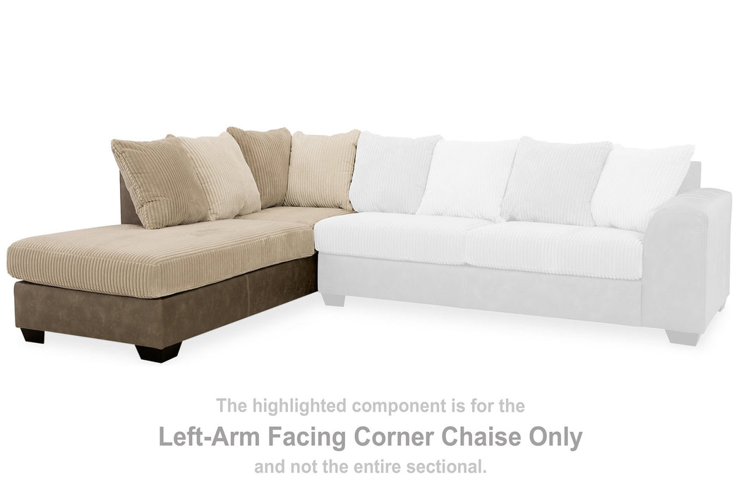 Keskin 2-Piece Sectional with Chaise