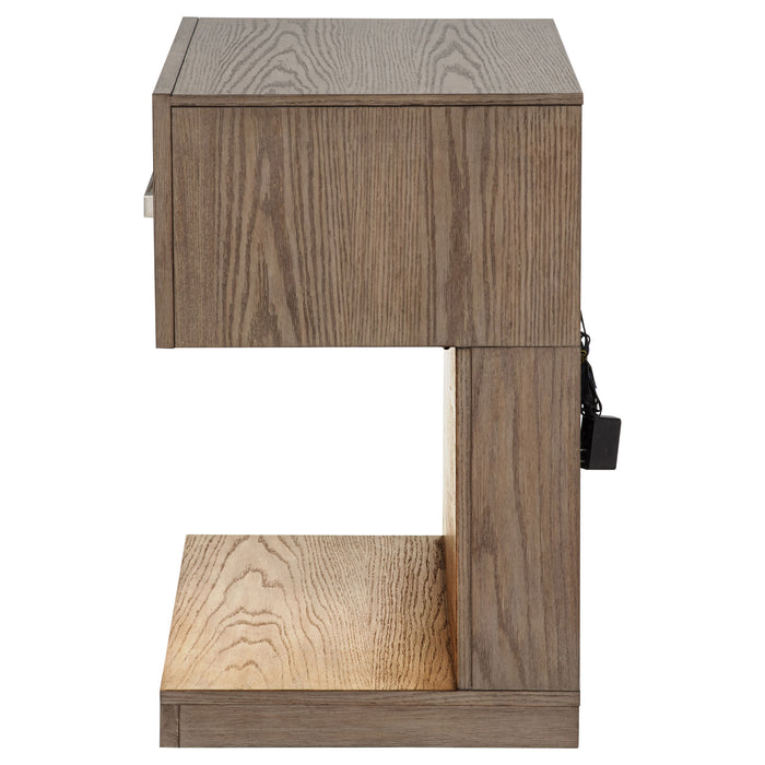 Kenora Nightstand with LED Lighting