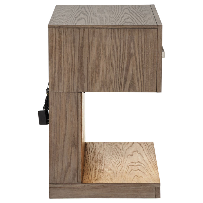 Kenora Nightstand with LED Lighting