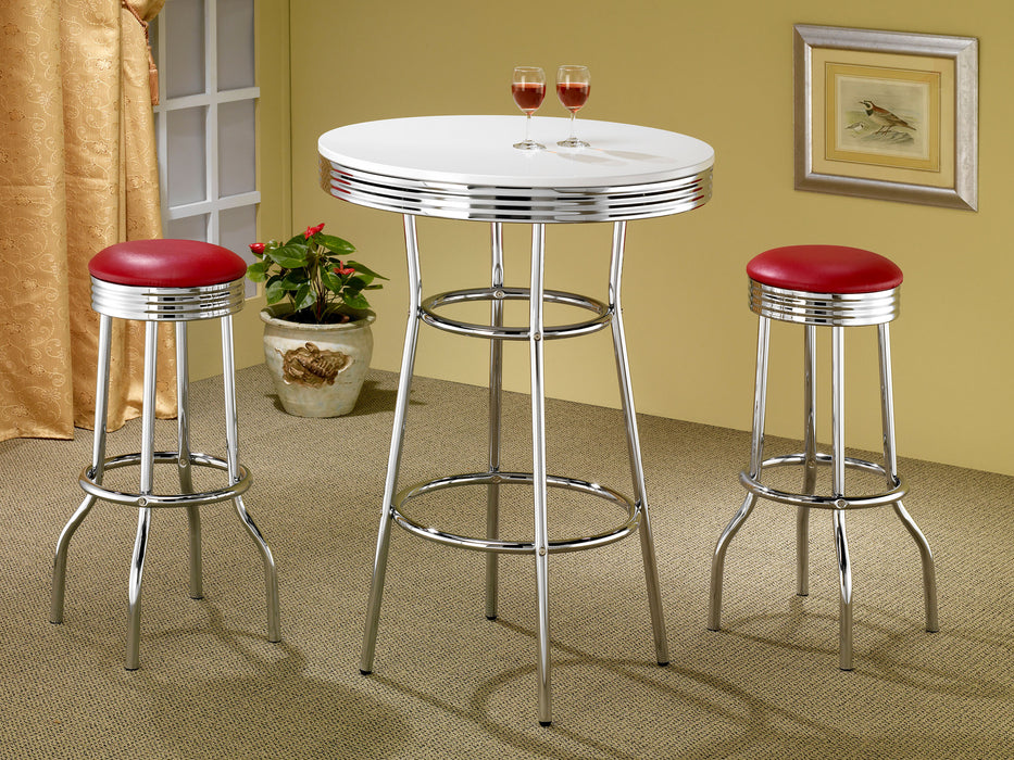 Retro Swivel Bar Stool