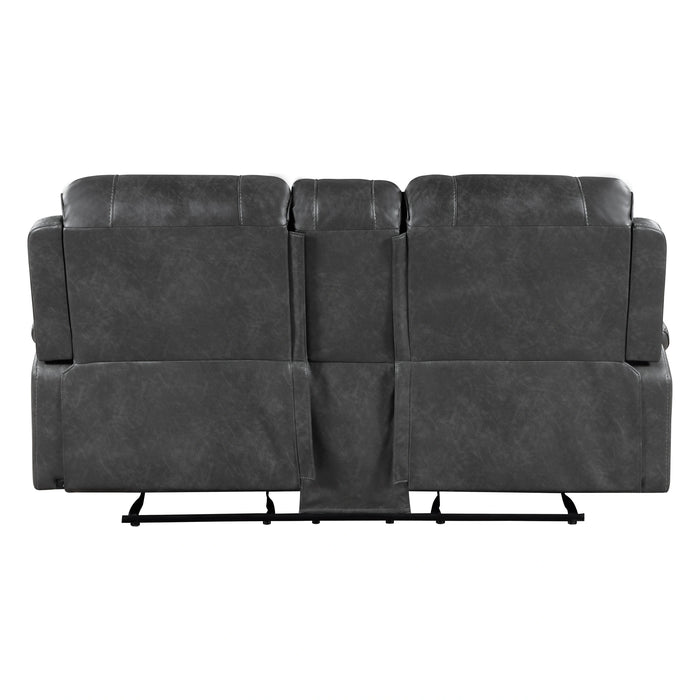 Newnan Double Glider Reclining Love Seat With Center Console