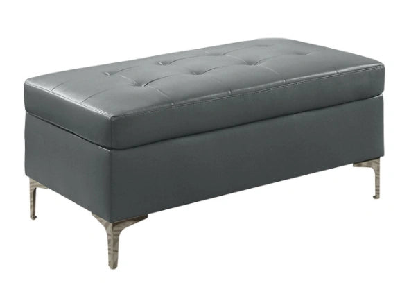 Barrington Ottoman W/Black Pu