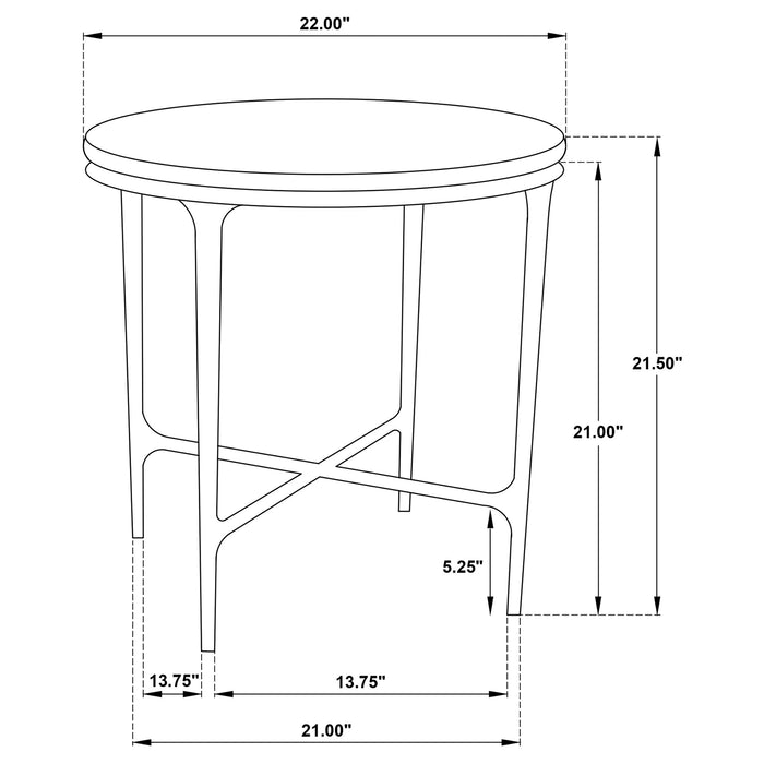 Hermas End Table