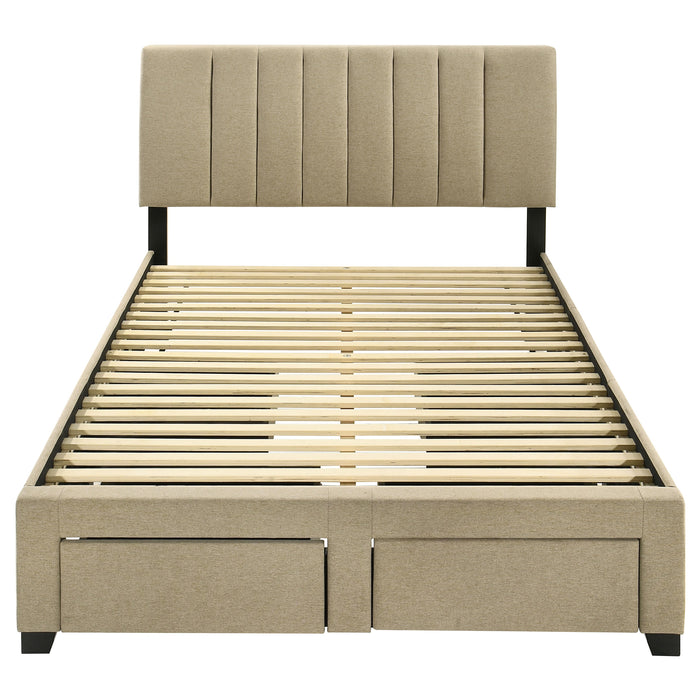 Wheatland Panel Platform Storage Bed