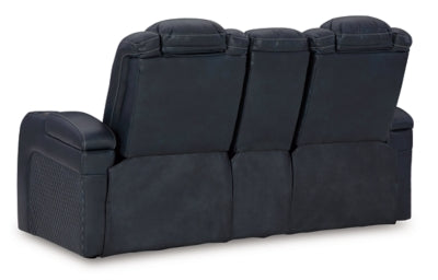 Fyne-Dyme Power Reclining Loveseat with Console