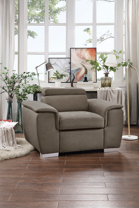 Ferriday Chair With Pull-Out Ottoman