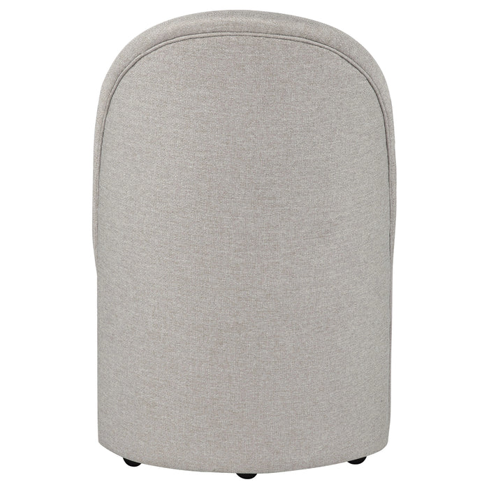 Aubrey Upholstered Barrel Dining Side Chair of 2