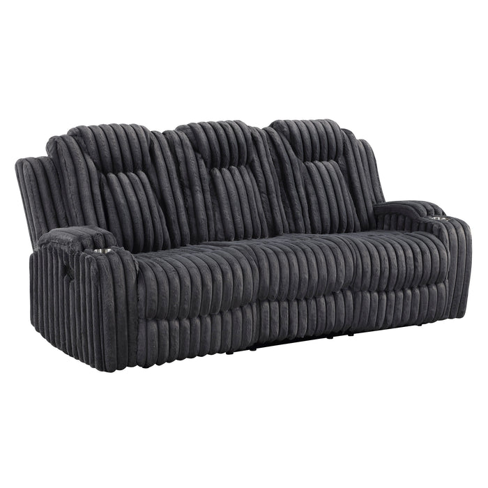 Phyllis Double Reclining Sofa With Cup Holders