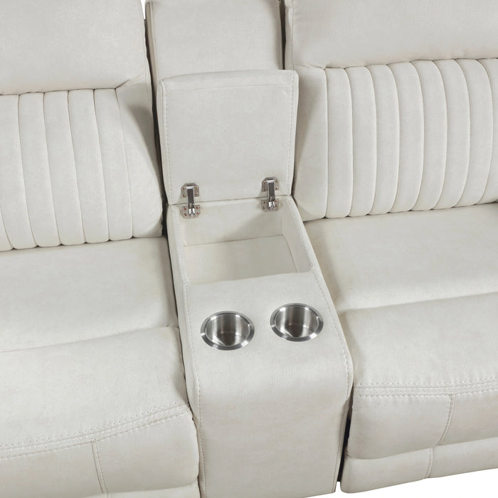 Dean Double Reclining Love Seat With Center Console