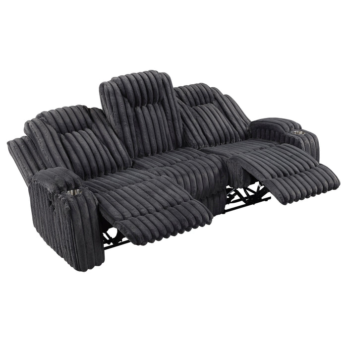 Phyllis Double Reclining Sofa With Cup Holders
