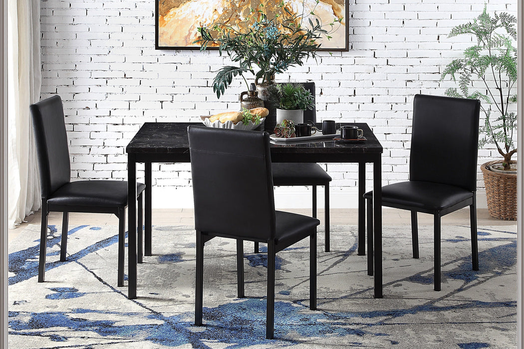 Tempe Dining Table, Faux Marble Top