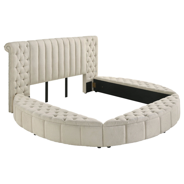 Sonya Panel Floor Storage Bed