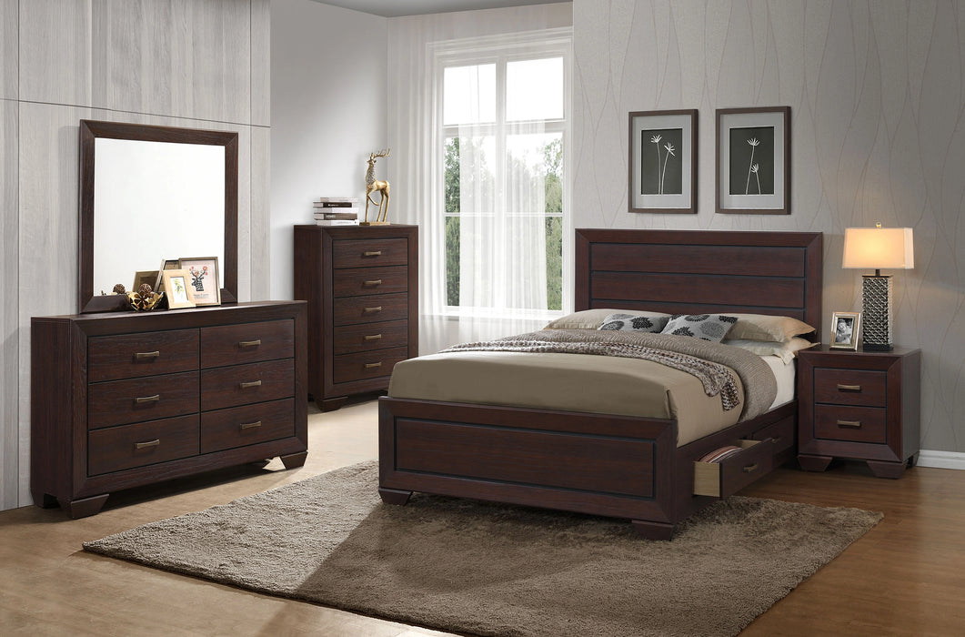 Kauffman Panel Platform Storage Bed
