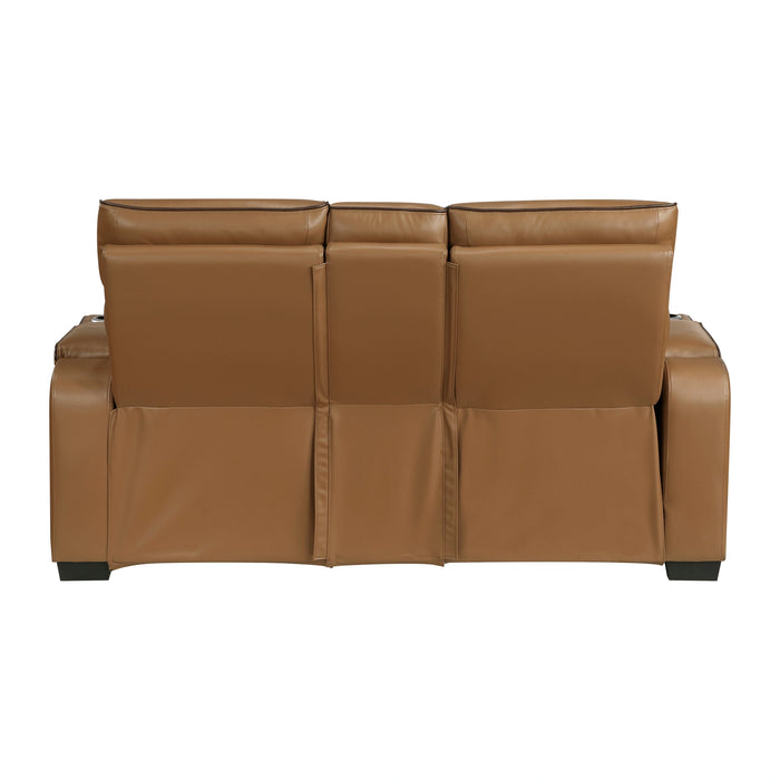 Fairway Power Double Reclining Love Seat With Center Console