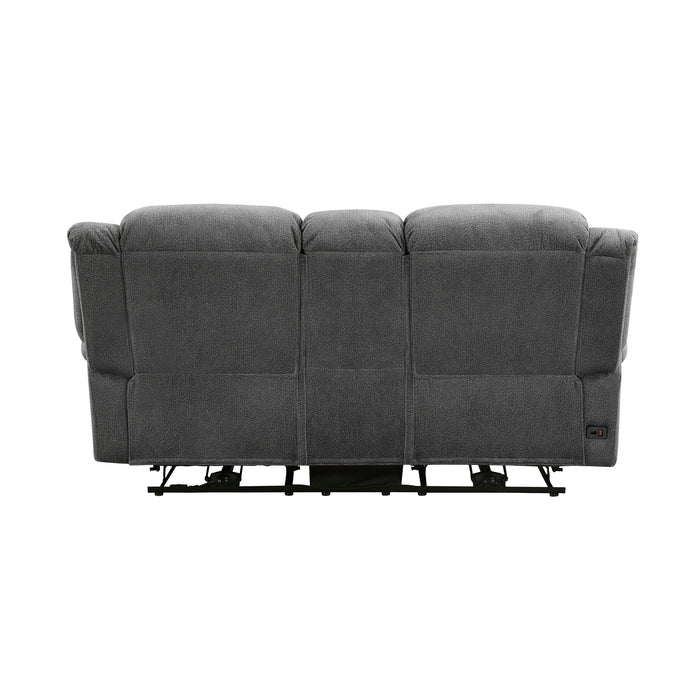Brennen Power Double Reclining Love Seat With Center Console