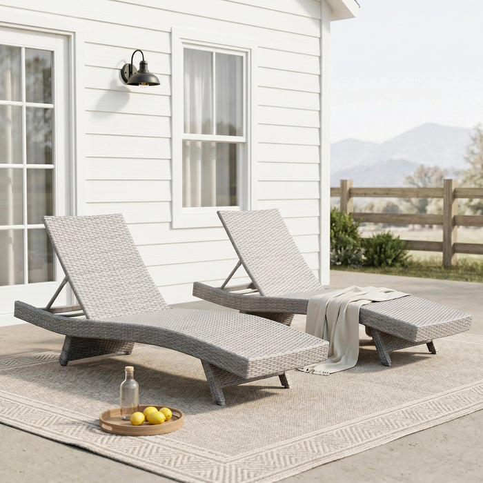 Serene Outdoor Chaise Lounger