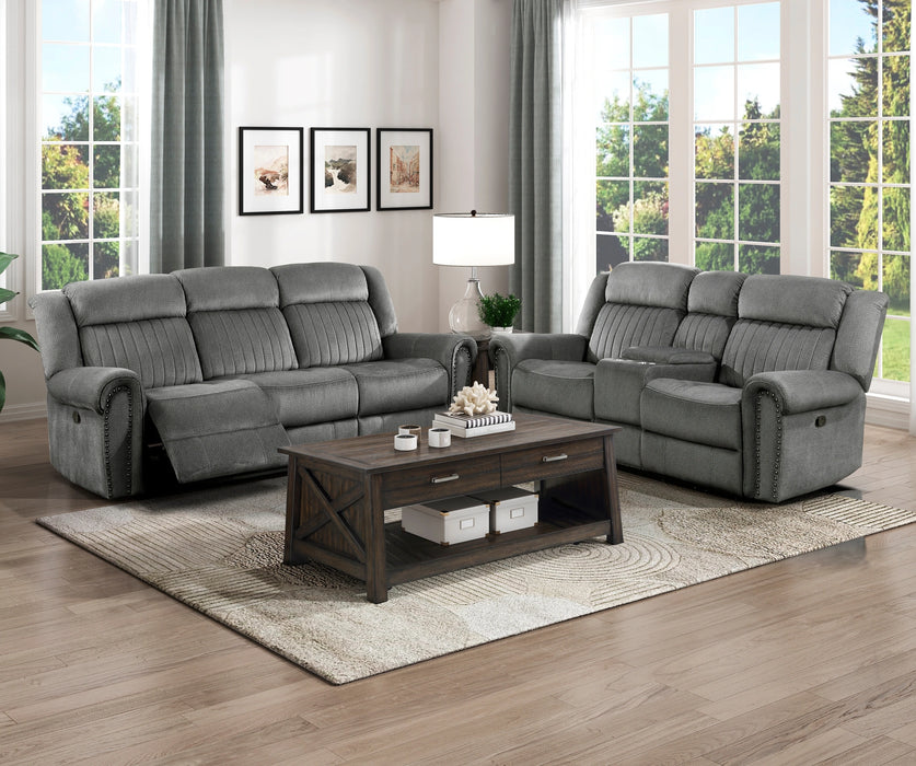 Brennen Double Reclining Love Seat With Center Console