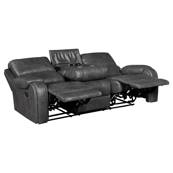 Newnan Double Reclining Sofa With Center Drop-Down Cup Holders