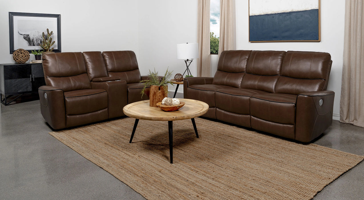 Greenfield Power Reclining Sofa Set