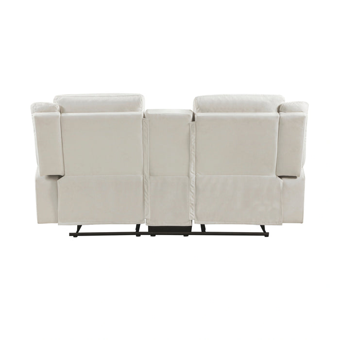 Dean Double Reclining Love Seat With Center Console