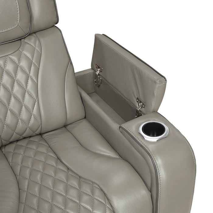 Apex Power Double Reclining Love Seat With Center Console
