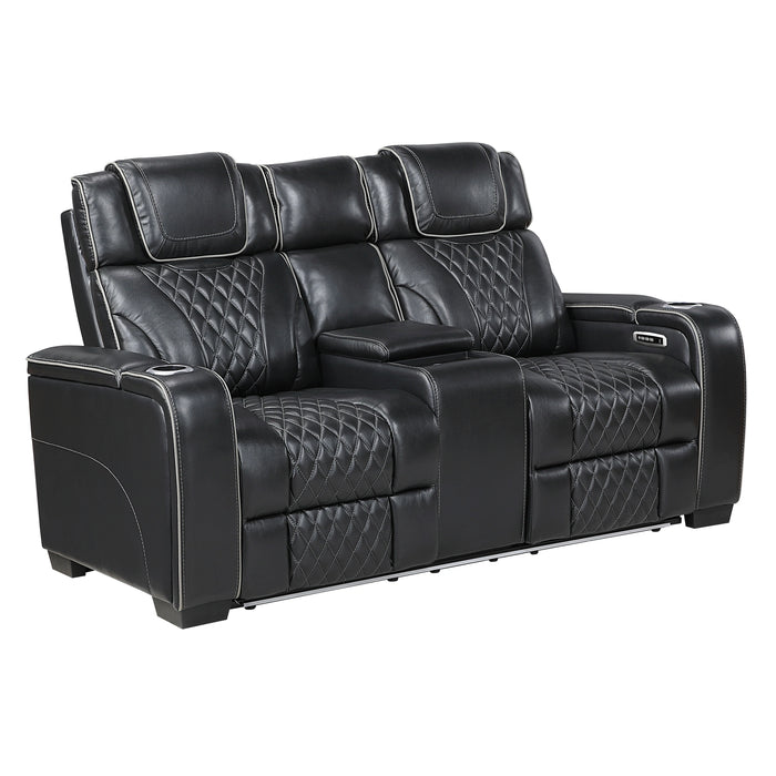 Apex Power Double Reclining Love Seat With Center Console