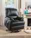 Ixora Black PU Recliner w/Power Lift & Massage image