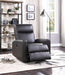 Blane Brown Top Grain Leather Match Recliner (Power Motion) image