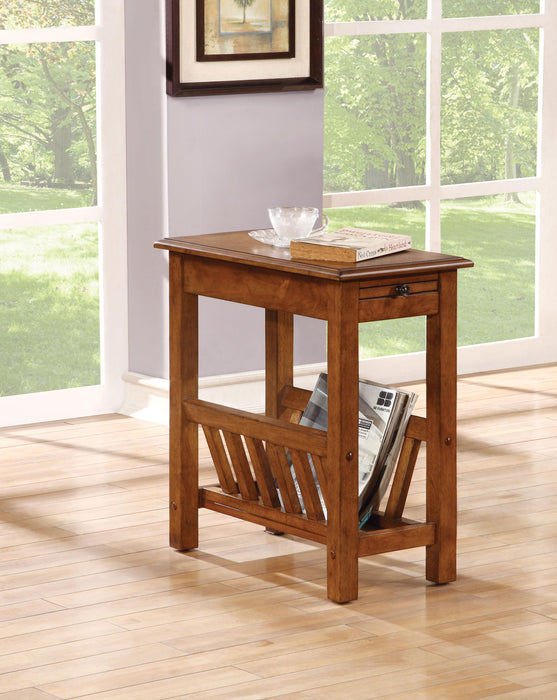 tobacco end table Jamestown serving as a useful accent piece Jayme Tobacco Side Table