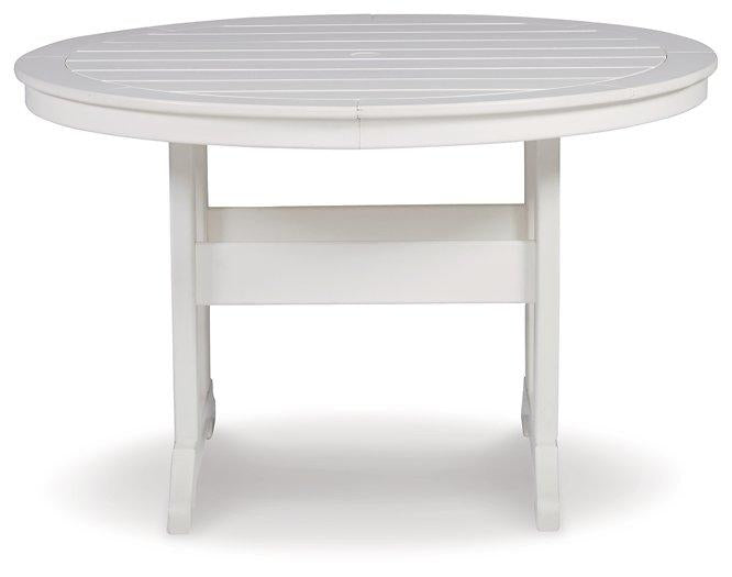 Crescent Luxe Outdoor Dining Table