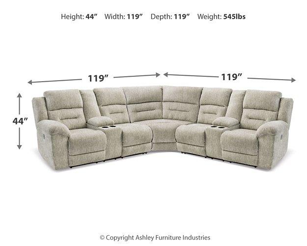 Family Den Power Reclining Sectional