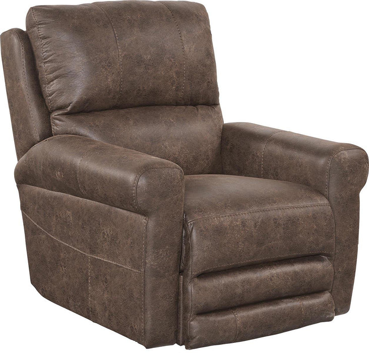 Catnapper Maddie Swivel Glider Recliner in Tanner