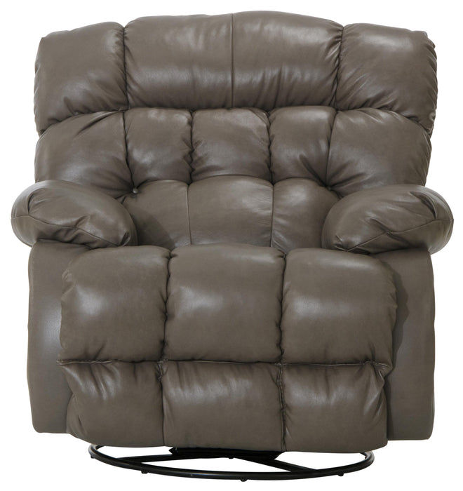 Pendleton Leather Chaise Swivel Glider Recliner