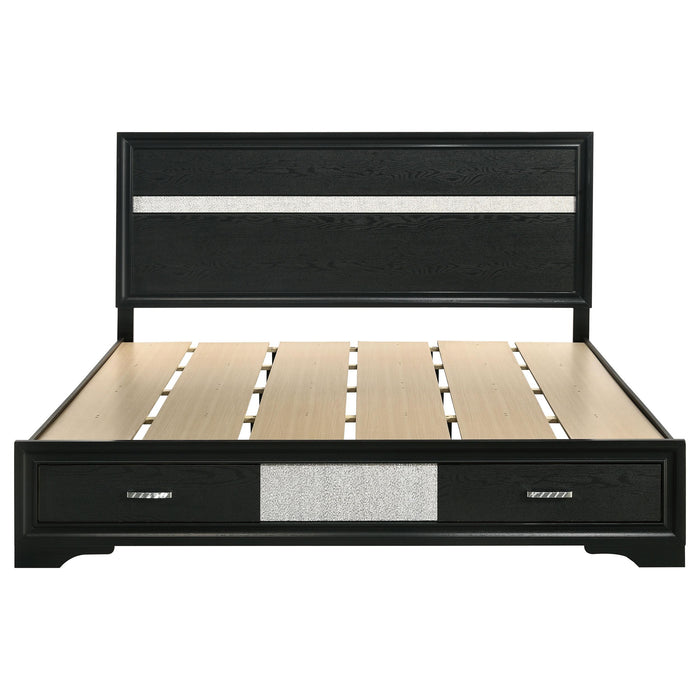Miranda Panel Platform Storage Bed