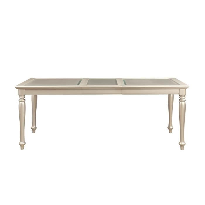 Homelegance Celandine Dining Table in Silver 1928-78NG image