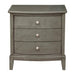 Homelegance Cotterill 3 Drawer Nightstand in Gray 1730GY-4 image