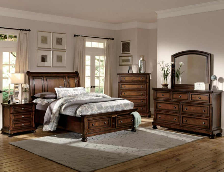 Homelegance Cumberland Dresser in Brown Cherry 2159-5