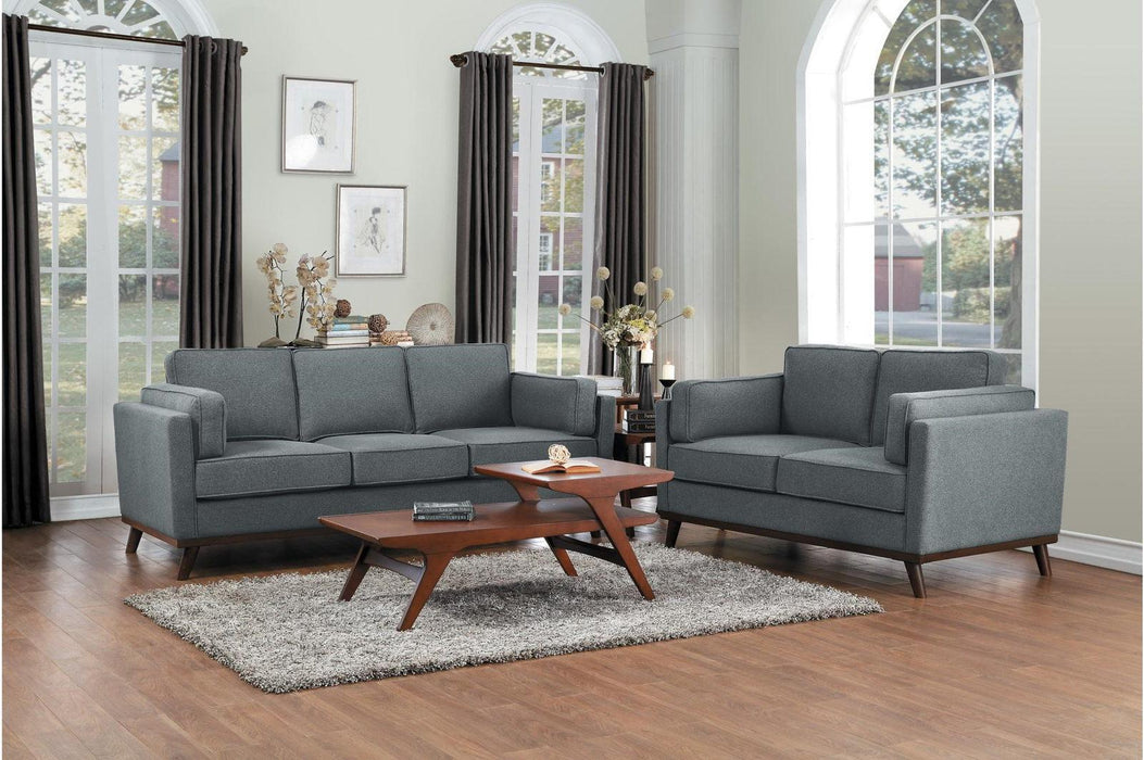 Homelegance Furniture Denizen Sofa in Dark Gray 9537DGY-3