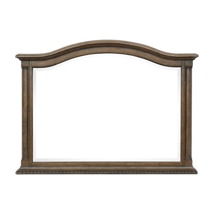 Homelegance Furniture Rachelle Mirror in Weathered Pecan 1693-6 image