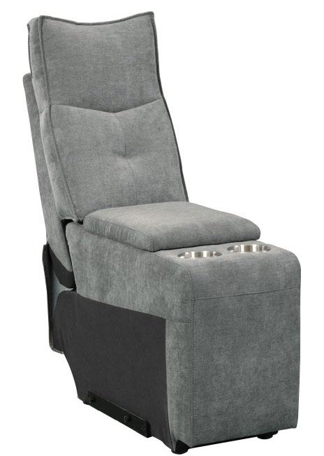 Homelegance Furniture Tesoro Power Double Reclining Loveseat in Dark Gray 9509DG-2CNPWH*