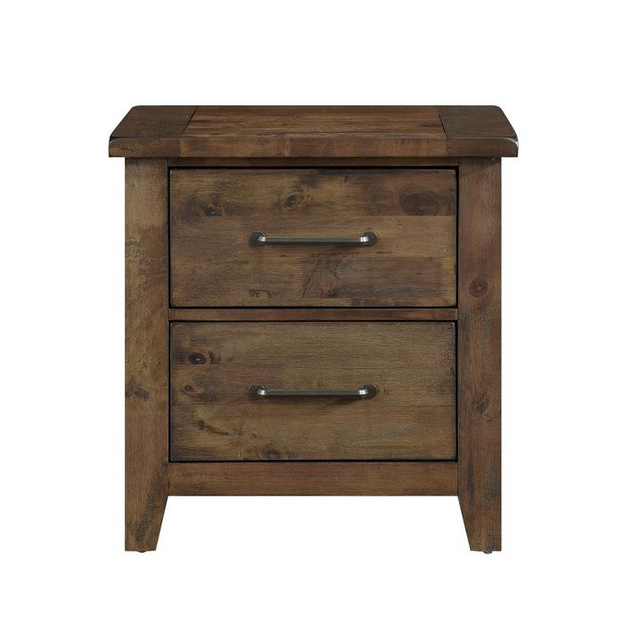 Homelegance Jerrick Nightstand in Burnished Brown 1957-4 image