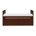 Homelegance Rowe Twin/Twin Trundle Bed w/ Two Storage Drawers in Dark Cherry B2013PRDC-1* image