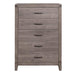 Homelegance Woodrow 5 Drawer Chest in Gray 2042-9 image