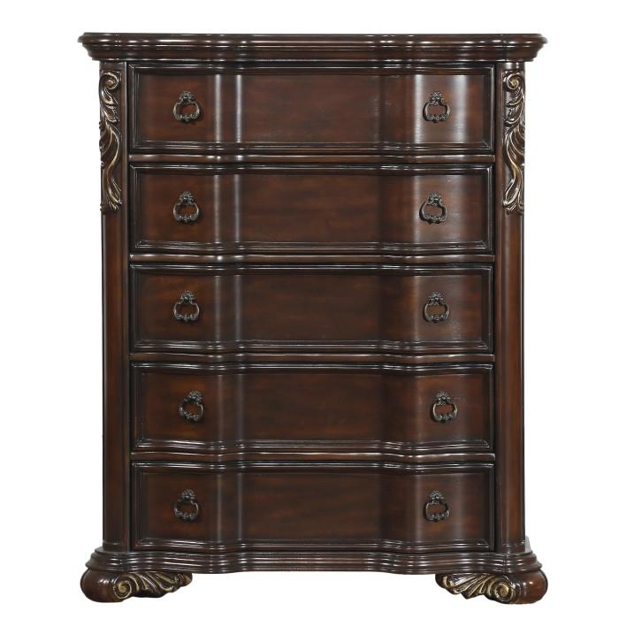 Homelegance Royal Highlands 5 Drawer Chest in Rich Cherry 1603-9 image