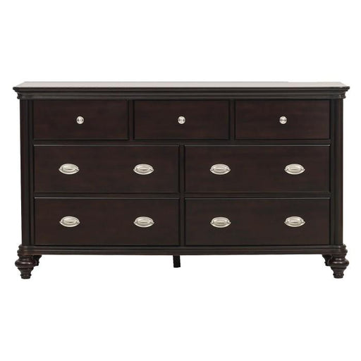 Homelegance Marston 7 Drawer Dresser in Dark Cherry 2615DC-5 image