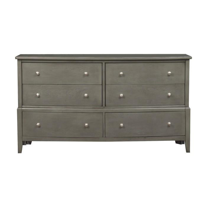 Homelegance Cotterill 6 Drawer Dresser in Gray 1730GY-5 image