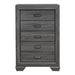 Homelegance Beechnut 5 Drawer Chest in Gray 1904GY-9 image