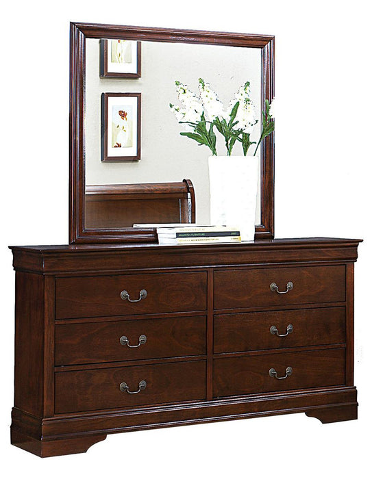 Homelegance Mayville Mirror in Brown Cherry 2147-6