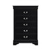 Homelegance Mayville 5 Drawer Chest in Black 2147BK-9 image