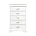 Homelegance Mayville 5 Drawer Chest in White 2147W-9 image